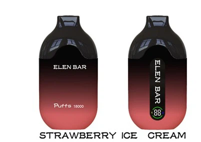 Jednorazová LED vapa s 18 000 ťahmi